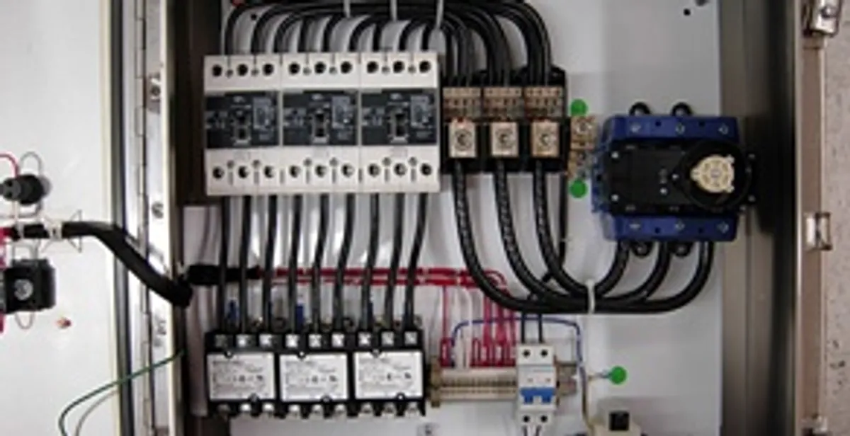 Electrical panel installation with organized circuit breakers and wiring in Boca Raton, FL