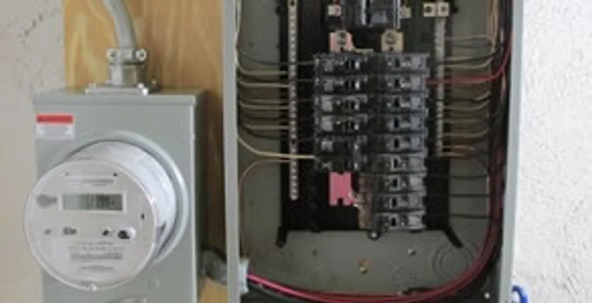 electrical panel upgrade service showing outdated electrical panel prepared for professional replacement in Boca Raton, FL