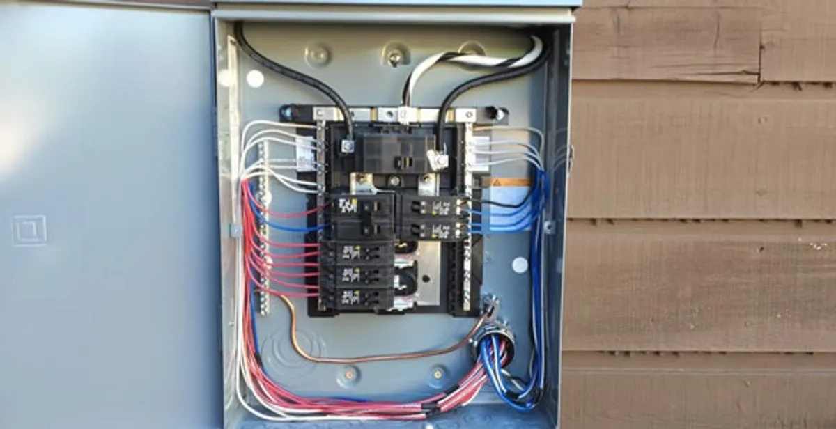 electrical panel upgrade service featuring newly installed electrical panel wired by licensed electricians in Boca Raton, FL