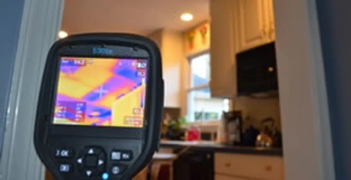 home energy audit service using thermal imaging to evaluate electrical efficiency inside a home in Boca Raton, FL