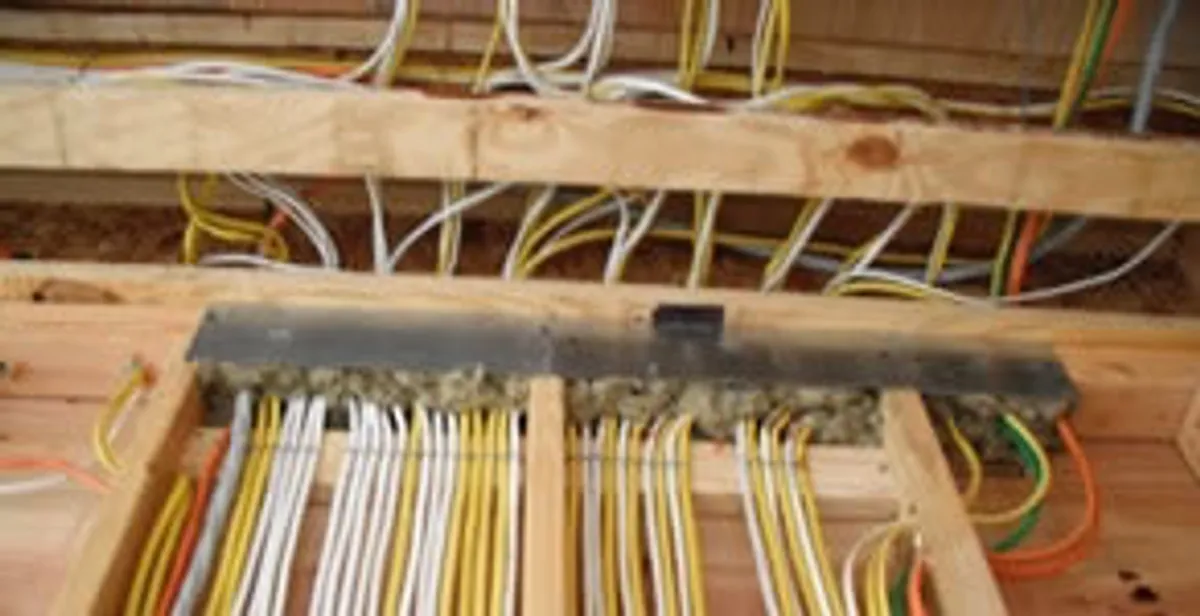 new construction wiring services with organized electrical rough-in performed by licensed electricians in Boca Raton, FL