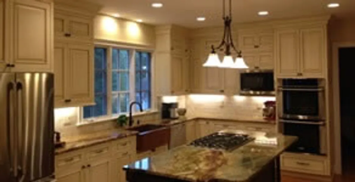 Recessed lighting installation enhancing interior lighting by professional electricians in Boca Raton, FL